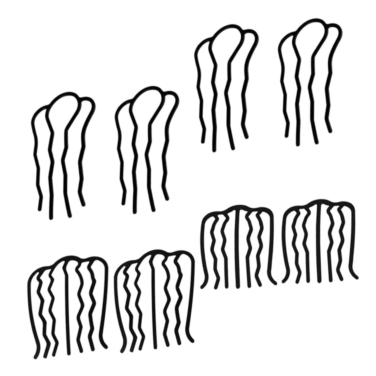 FOMIYES 8pcs Hair Combs Set for Women - Stylish & Durable Hair Accessories for DIY Hairstyles & Weddings