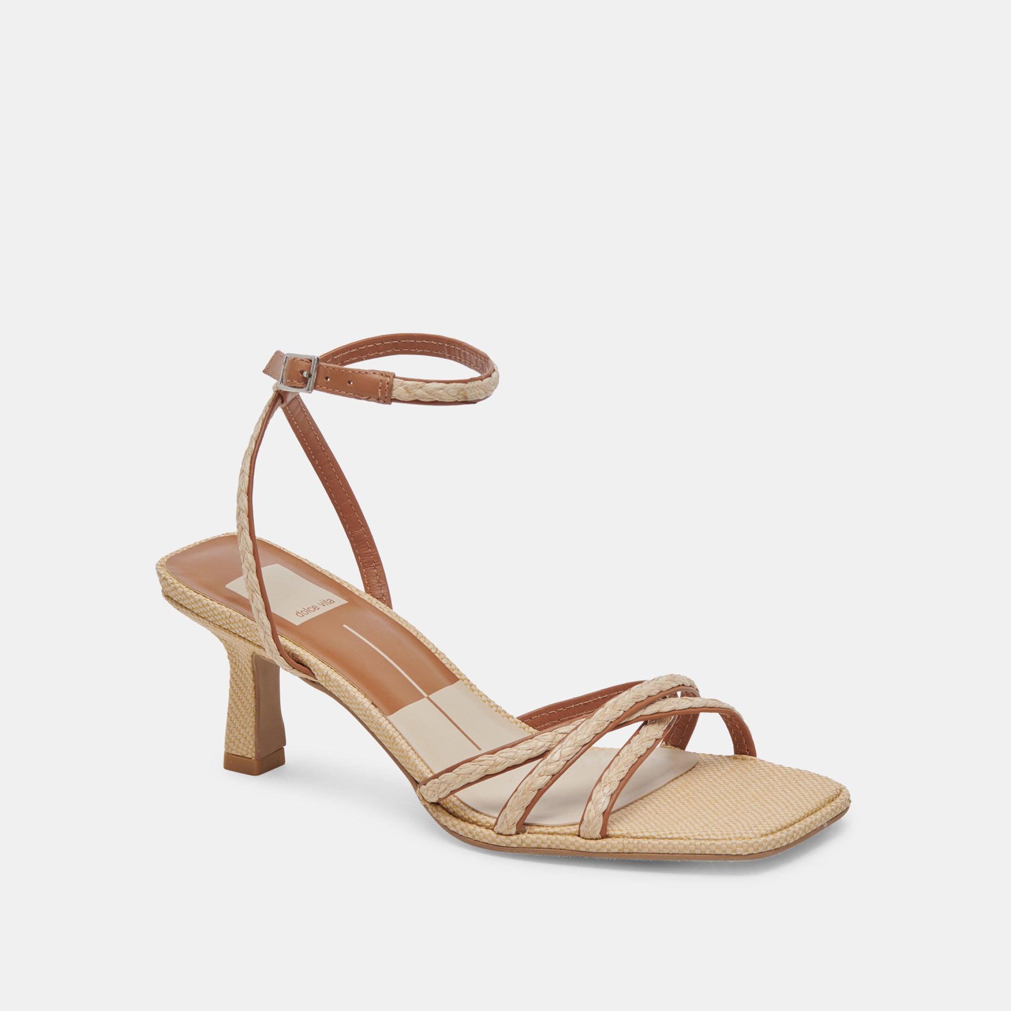 MANJI BRAID HEELS - Brown Natural Jute Wedge Sandals for Women | Comfortable Summer Beach Shoes | Perfect for Vacation, Boho Outfits & Casual Wear