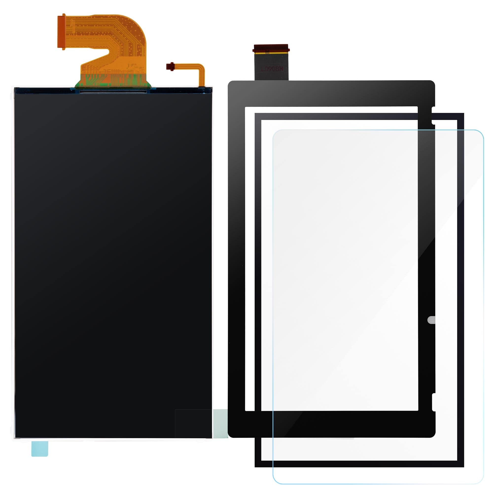 Nintendo Switch (HAC-001) LCD Screen Replacement - High Quality Display with Screen Protector & Adhesive | Perfect for DIY Repair, Gaming, and Travel Use