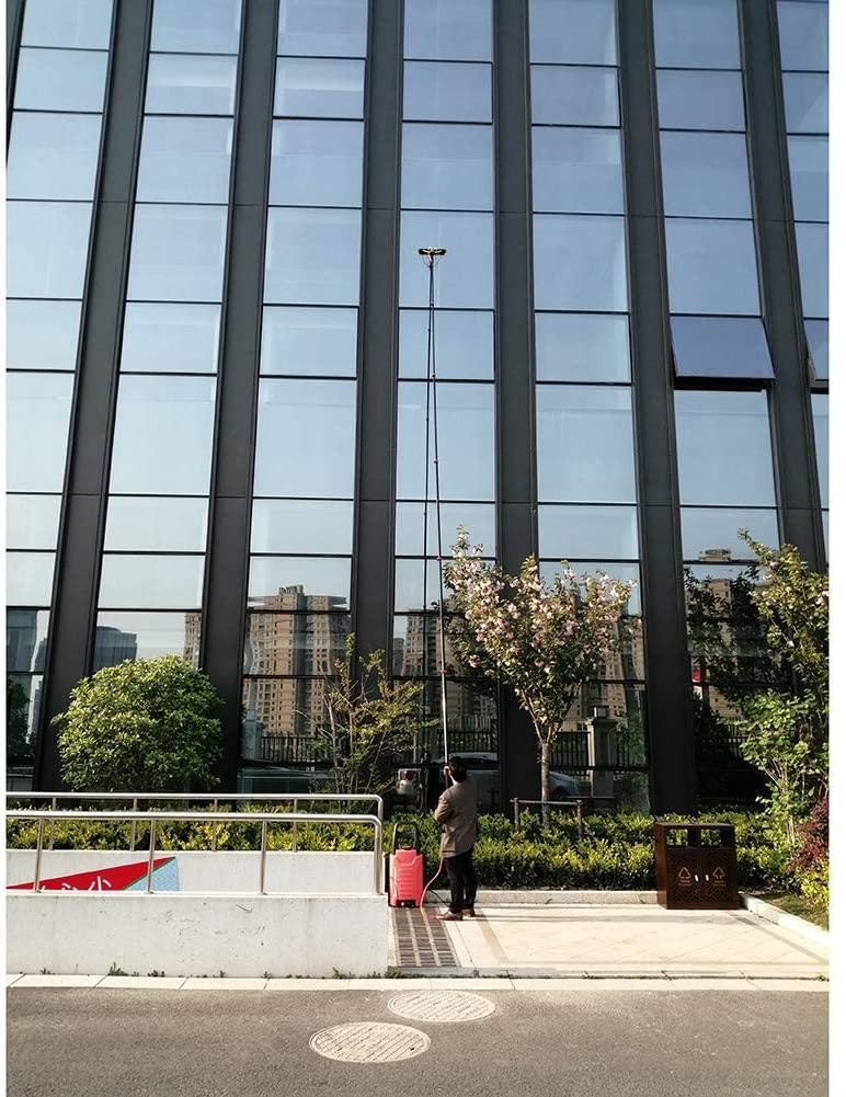 3.6M-11M Solar Panel Brush Water Fed Window Cleaning Kit with Telescopic Extension Pole (12FT/3.6M) - Ideal for Photovoltaic Panel, Truck, and High Window Cleaning - Perfect for Residential & Commercial Use