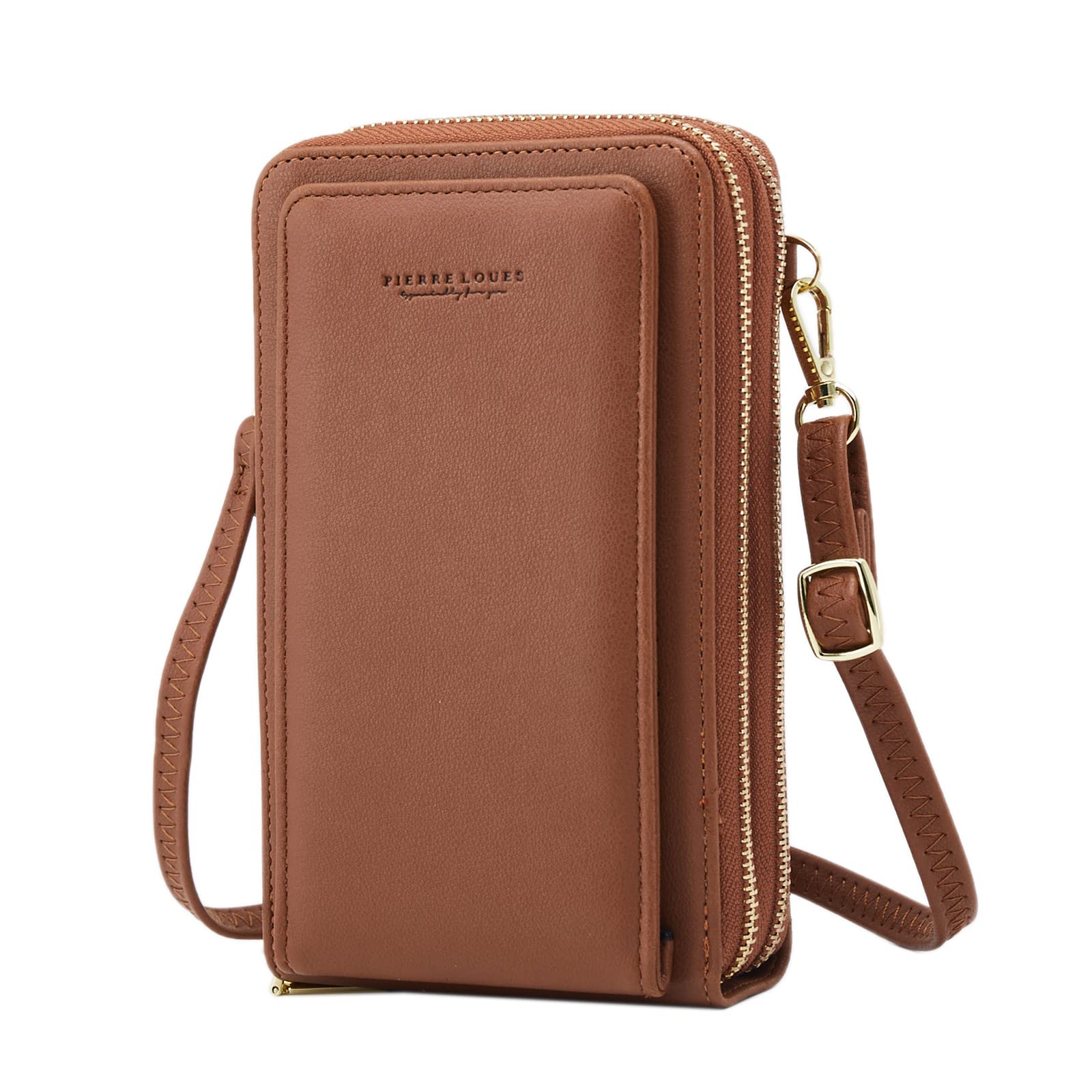 Stylish PU Leather Crossbody Phone Purse for Women - Small Messenger Bag with Wallet - Perfect Gift for Teen Girls - Ideal for Shopping, Travel & Daily Use