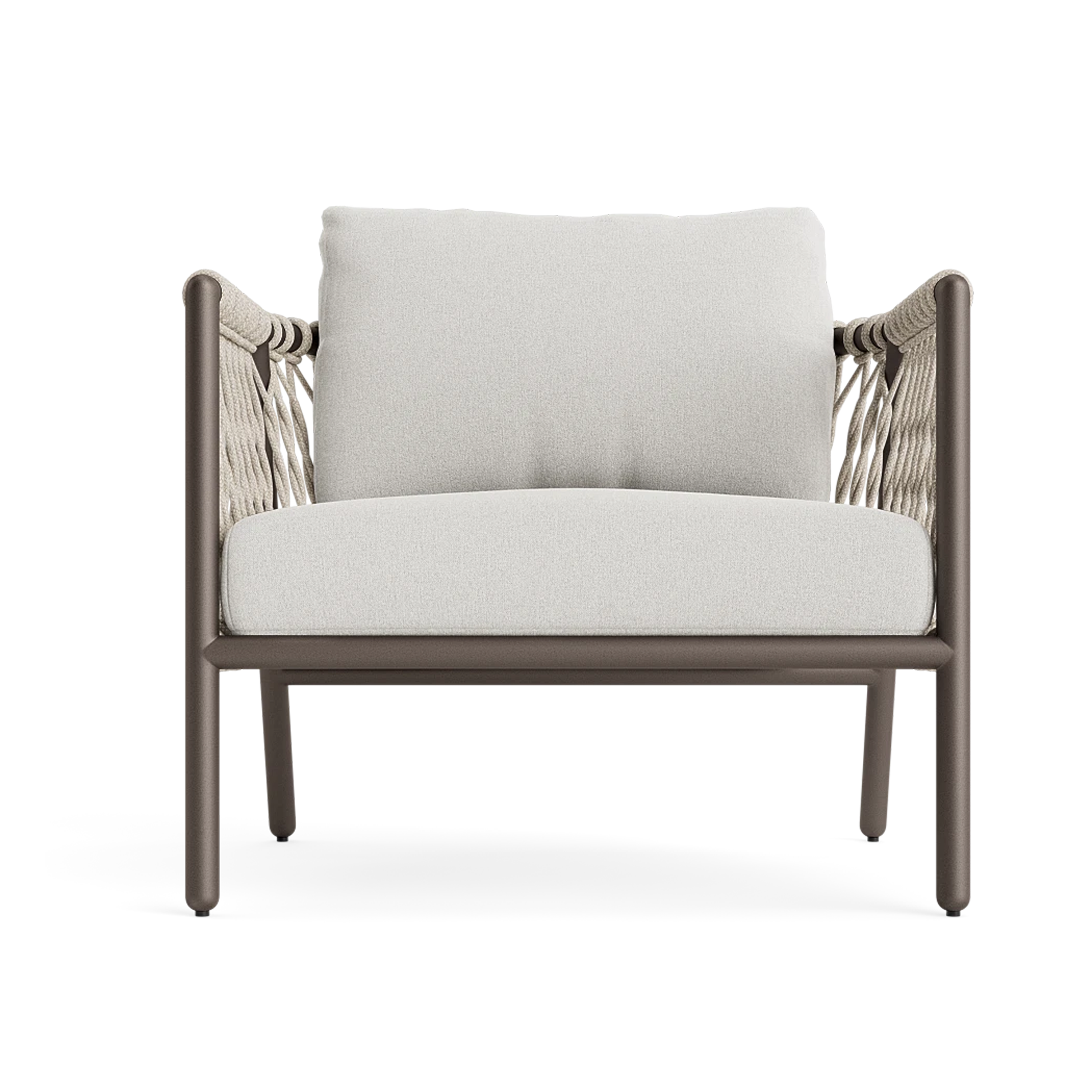 Oscar Lounge Chair - Modern Mid-Century Accent Chair for Living Room, Bedroom & Office - Comfortable Upholstered Armchair with Wooden Legs - Perfect for Relaxing, Reading & Lounging