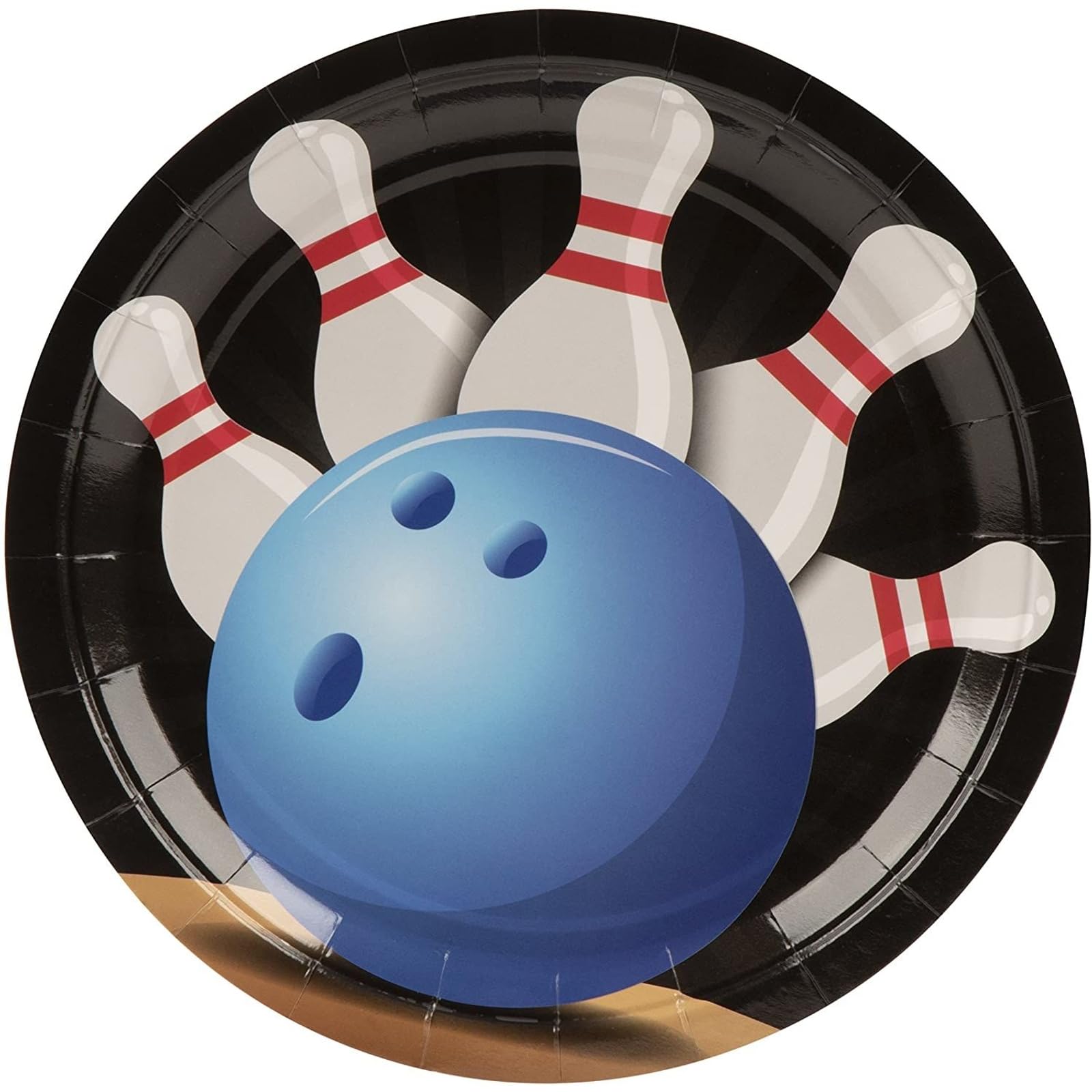 **Juvale 24-Piece Kids Bowling Birthday Party Supplies Set - Includes Plates, Knives, Spoons, Forks, Napkins & Cups - Perfect for Bowling Themed Birthday Decorations & Fun Family Celebrations**