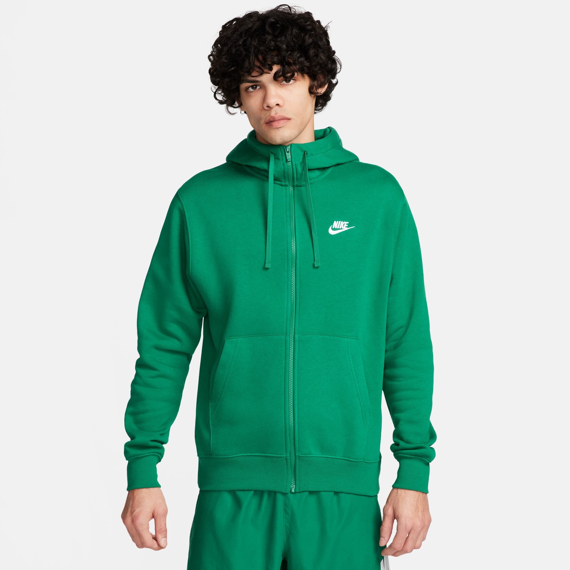 Men's Nike Full Zip Hoodie - Lightweight Fleece Jacket for Running, Gym & Casual Wear | Breathable & Comfortable Athletic Sweatshirt for Men