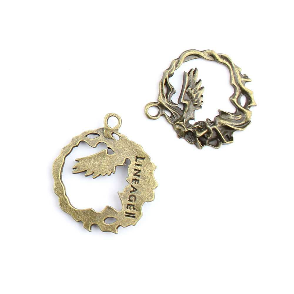 Vintage Angel Vine Charms for Jewelry Making - Bulk Antique Craft Supplies - Perfect for DIY Necklaces, Bracelets, and Scrapbooking Projects