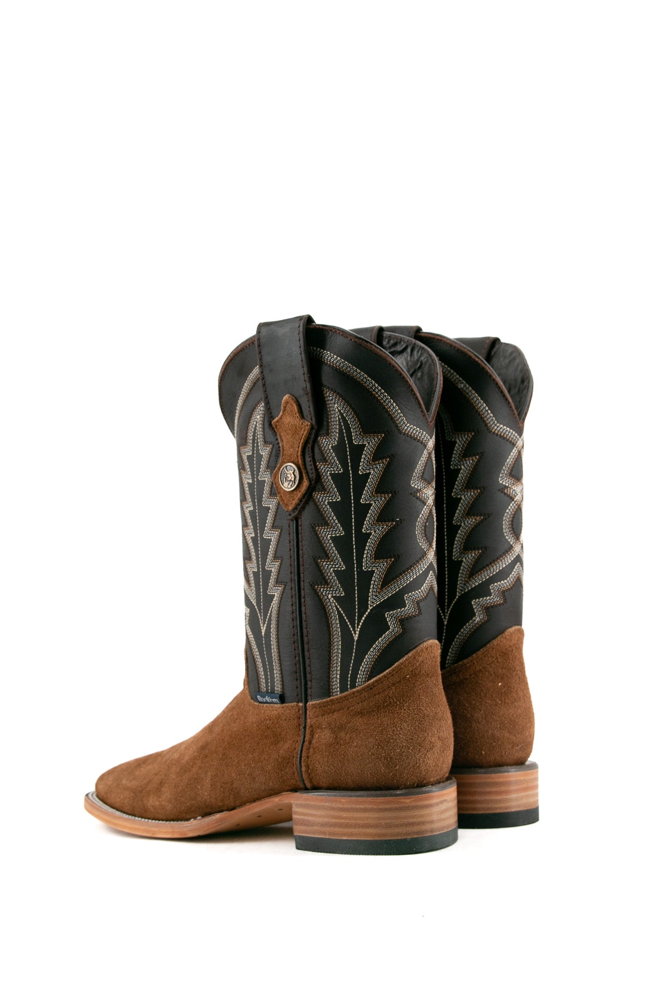 Luke Suede Square Toe Cowboy Boots for Men - Western Style Leather Boots with Comfortable Cushioning | Perfect for Rodeo, Country Music Festivals & Outdoor Adventures