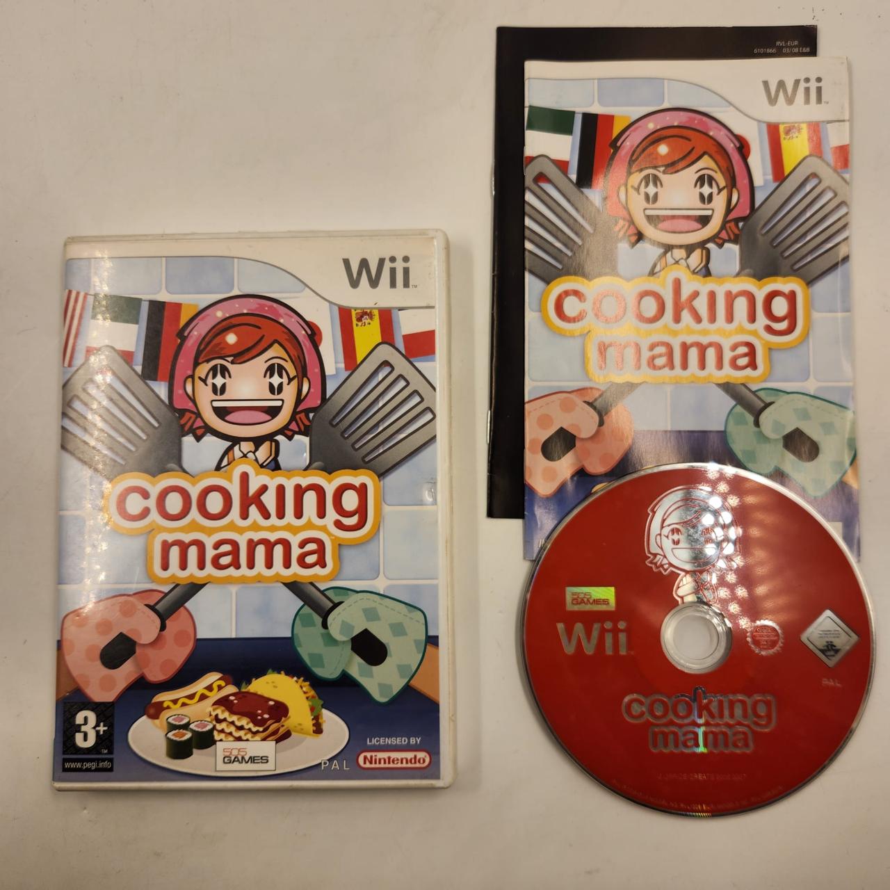 Cooking Mama Nintendo Wii Game with Manual - PAL Version - Fun Family Cooking Simulation for Kids & Adults