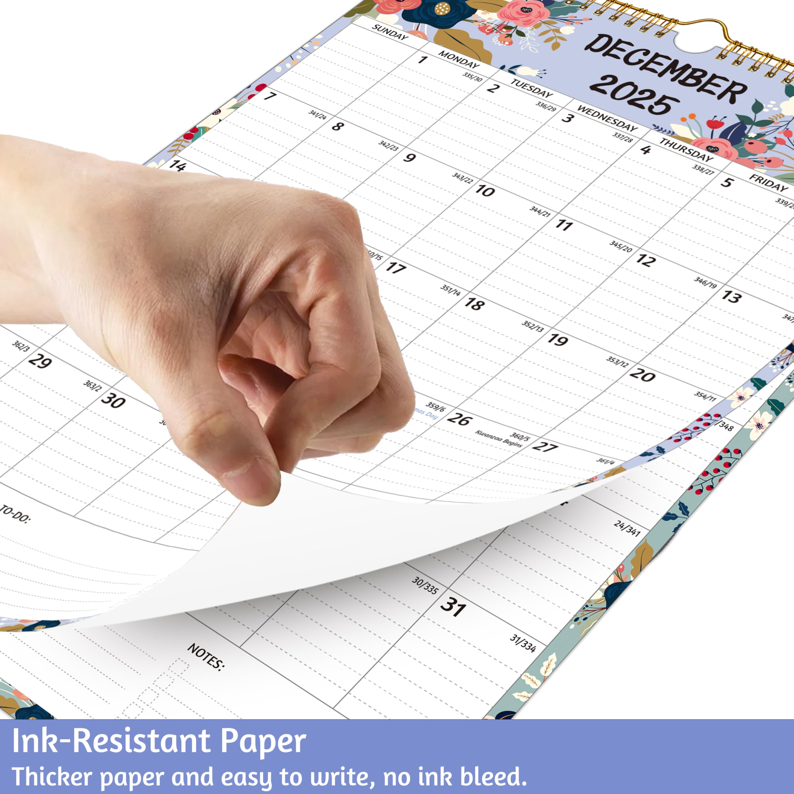 2025-2026 Wall Calendar (April 2025 - September 2026) | 18-Month Large Format 12