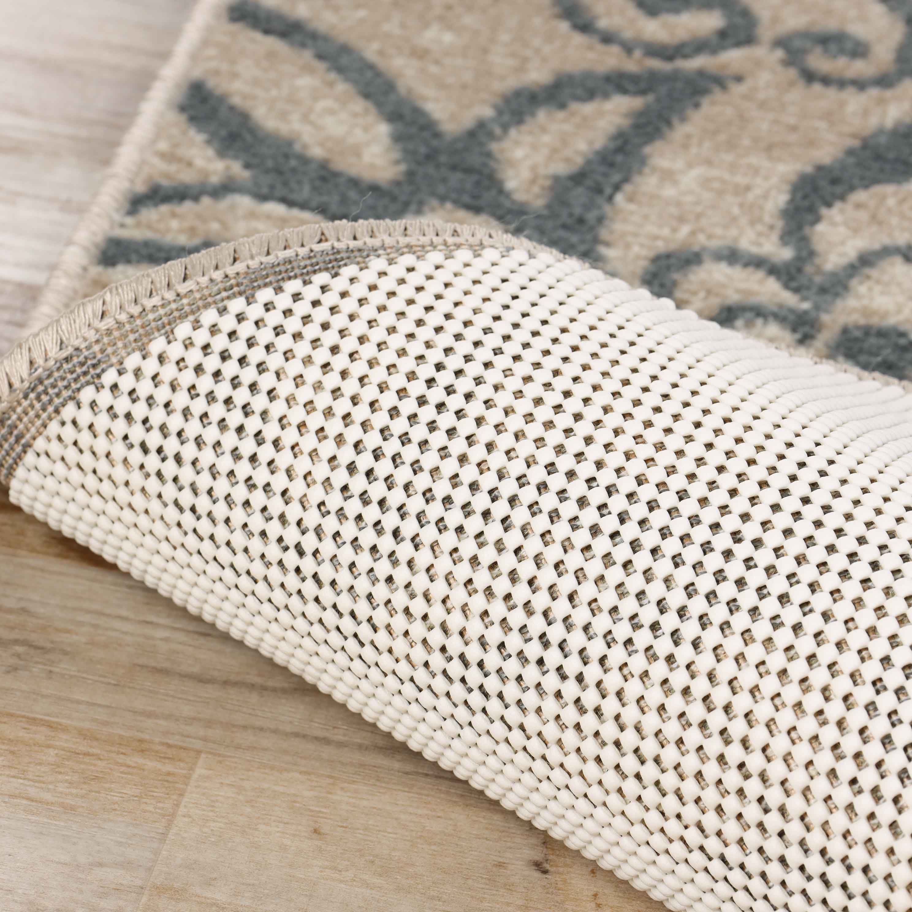 Rio Reversible Non-Slip Ultra Grip Foam Mesh Rug Pad for Hardwood Floors - Perfect for Living Room, Bedroom & High Traffic Areas