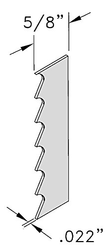 NBS 116-Inch Food Cutting Band Saw Blade - 3 TPI (Teeth Per Inch) for BIRO-33 Meat Processing Band Saw - Perfect for Butcher Shops, Commercial Kitchens & Meat Processing Plants