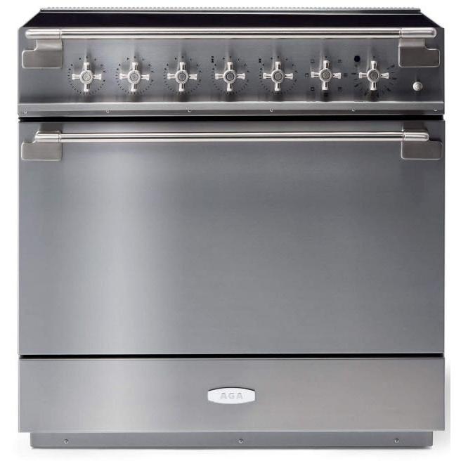 AGA 36 Inch Elise Induction Range with True European Convection - Stainless Steel AEL361INSS | Professional Gas Stove for Home Kitchen Cooking, Baking & Entertaining