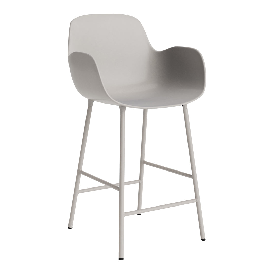 Modern Form Bar Armchair - Stylish and Comfortable Bar Stool for Kitchen, Dining, and Lounge Areas - Perfect for Home, Cafe, and Restaurant Use