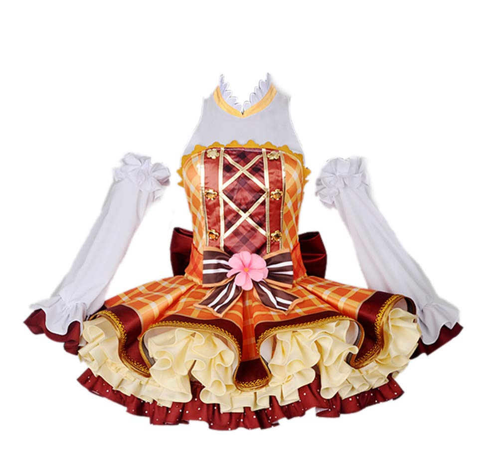 ROLECOS Girls Flower Bouquet Cosplay Dress - Japanese Anime Lolita Costume for Cosplay, Halloween & Themed Parties - Elegant Floral Awakening Outfit