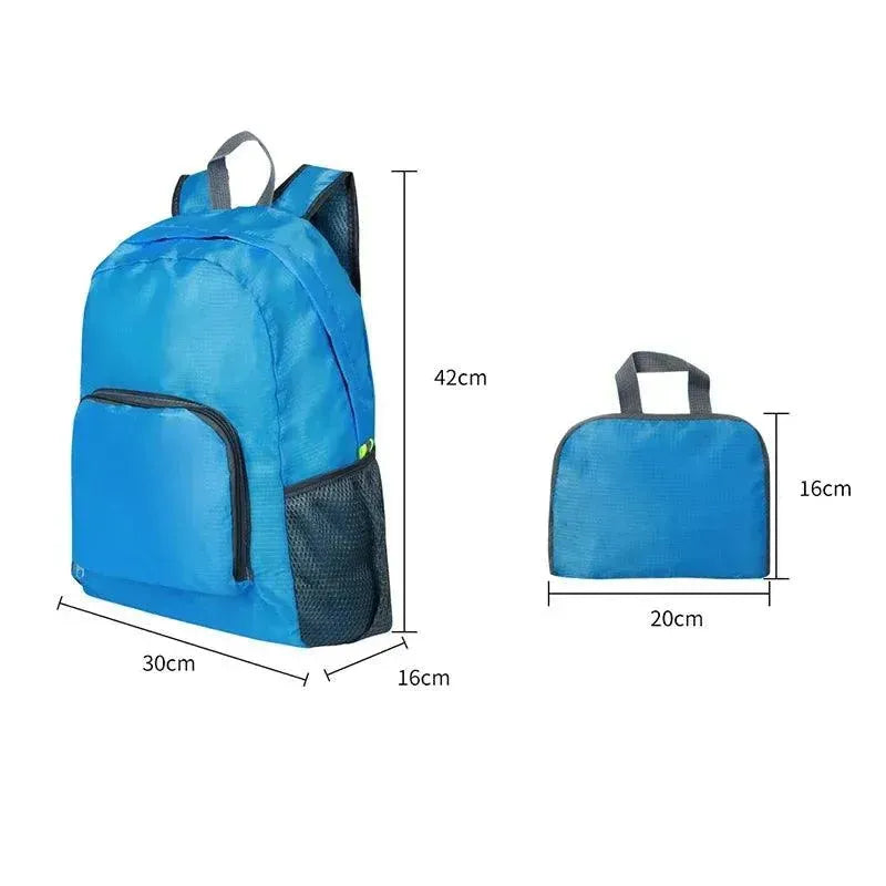 20L Lightweight Foldable Travel Backpack for Hiking, Camping & Airplane Carry-On | Water-Resistant Daypack for Outdoor Adventures