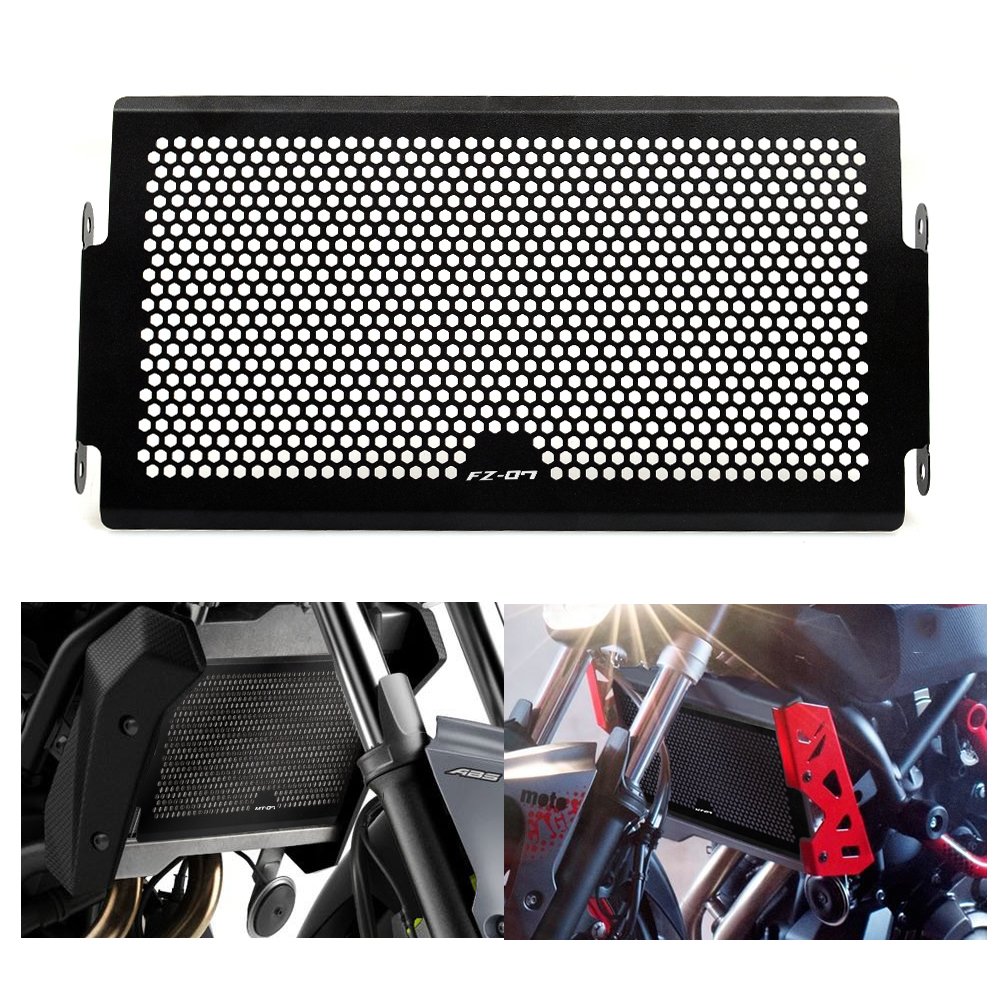 YAMAHA FZ-07 FZ07 Radiator Grille Grill Guard (2013-2018) - Heavy Duty Motorcycle Protection for Off-Road & Street Riding
