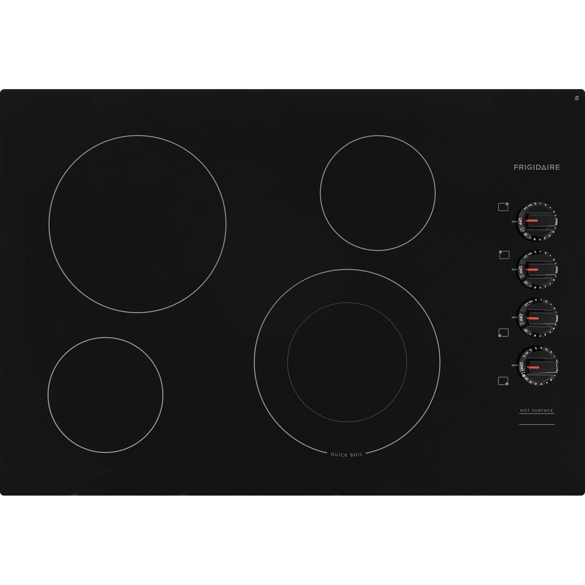 Frigidaire FFEC3025UB 30-Inch Electric Cooktop - Black - Perfect for Modern Kitchens & Home Cooking