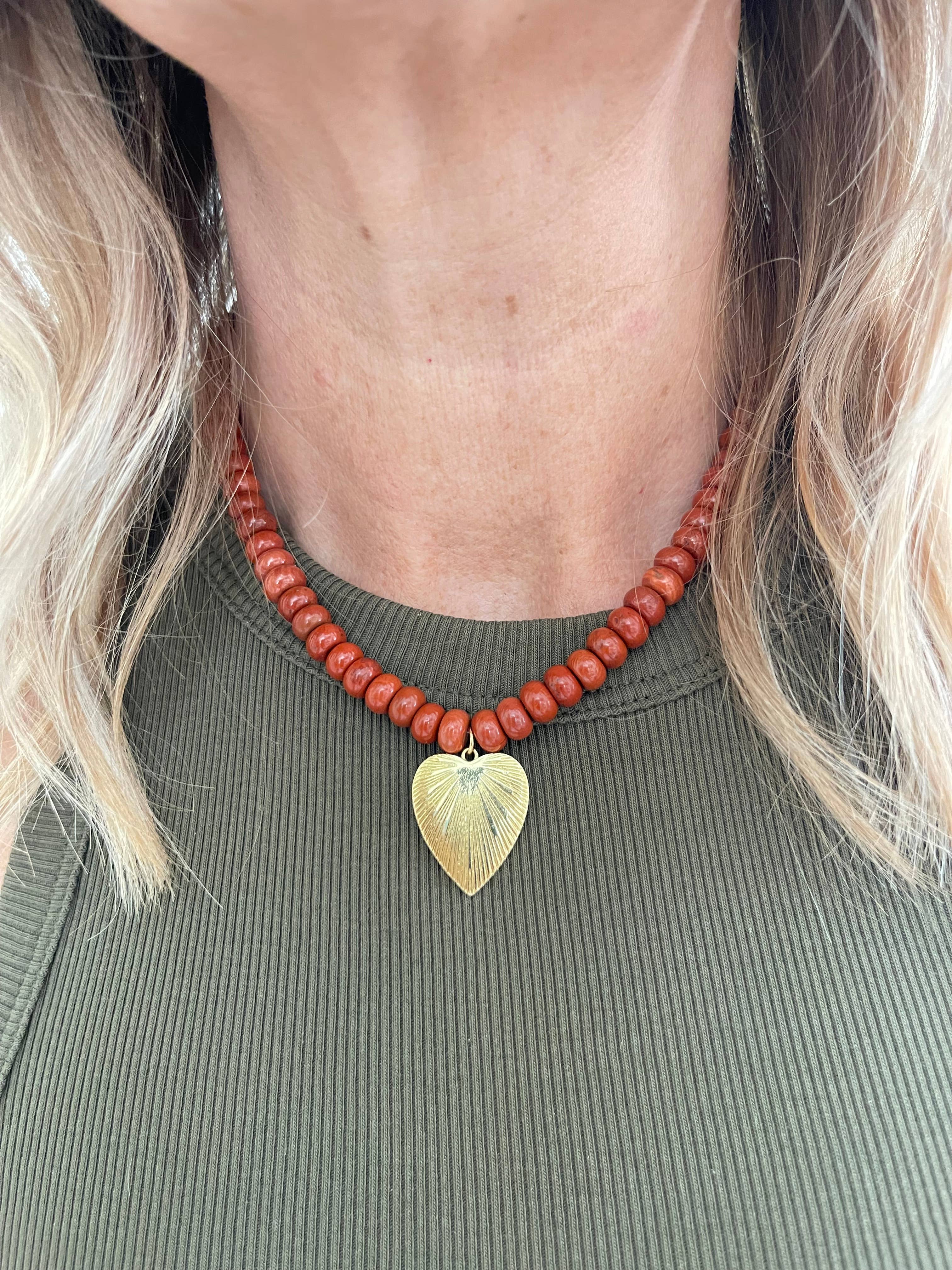Kaily Necklace | Red Jasper Stone Jewelry for Women - Perfect for Everyday Wear, Gifts & Spiritual Healing
