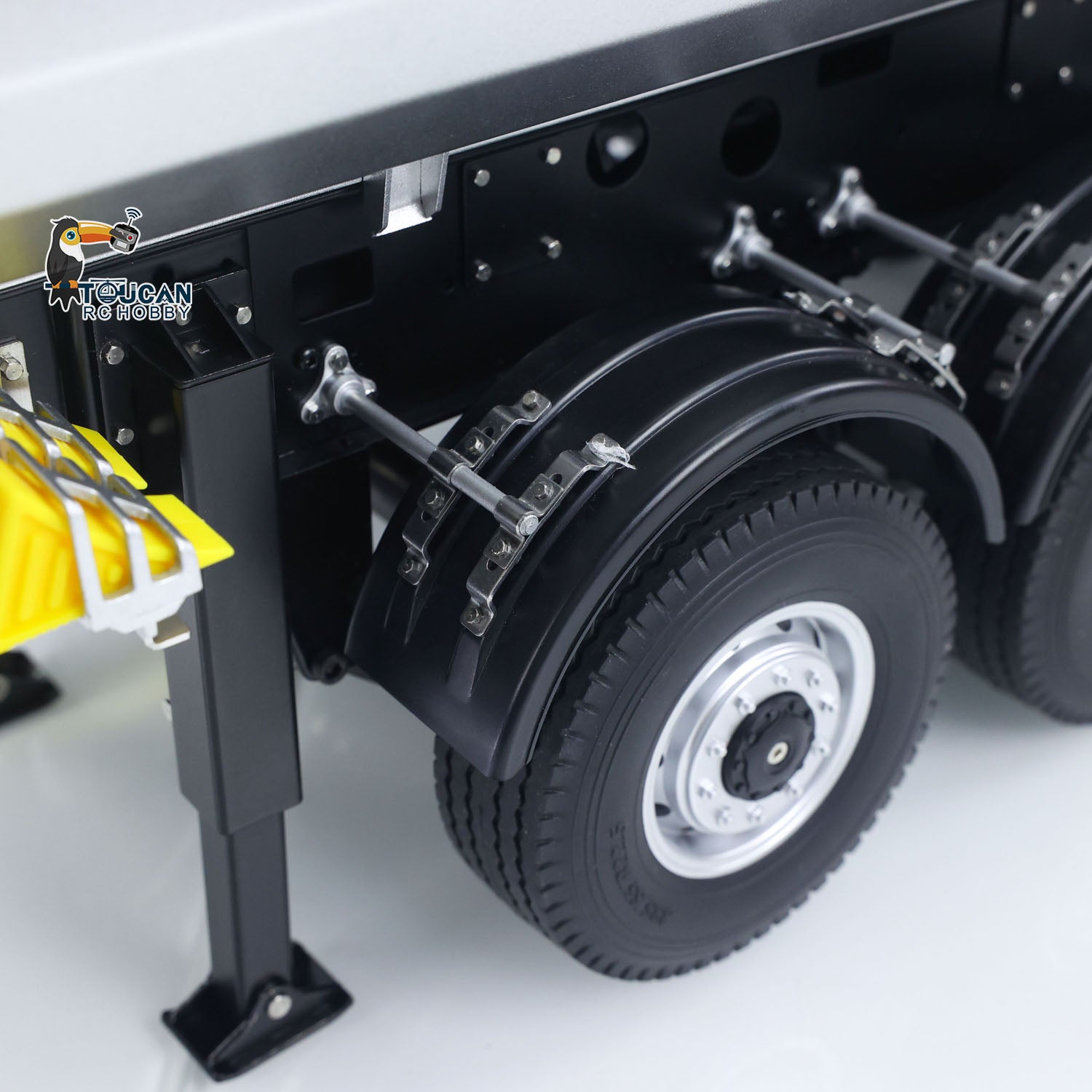 Pre-Order Kabolite 1/14 Scale 4X4 RC Tractor Truck with 3 Axles, Electric Lifting Dump Trailer, 2-Speed RTR Remote Control Off-Road Vehicle - Perfect for Hobbyists, Construction Simulation & Outdoor RC Racing