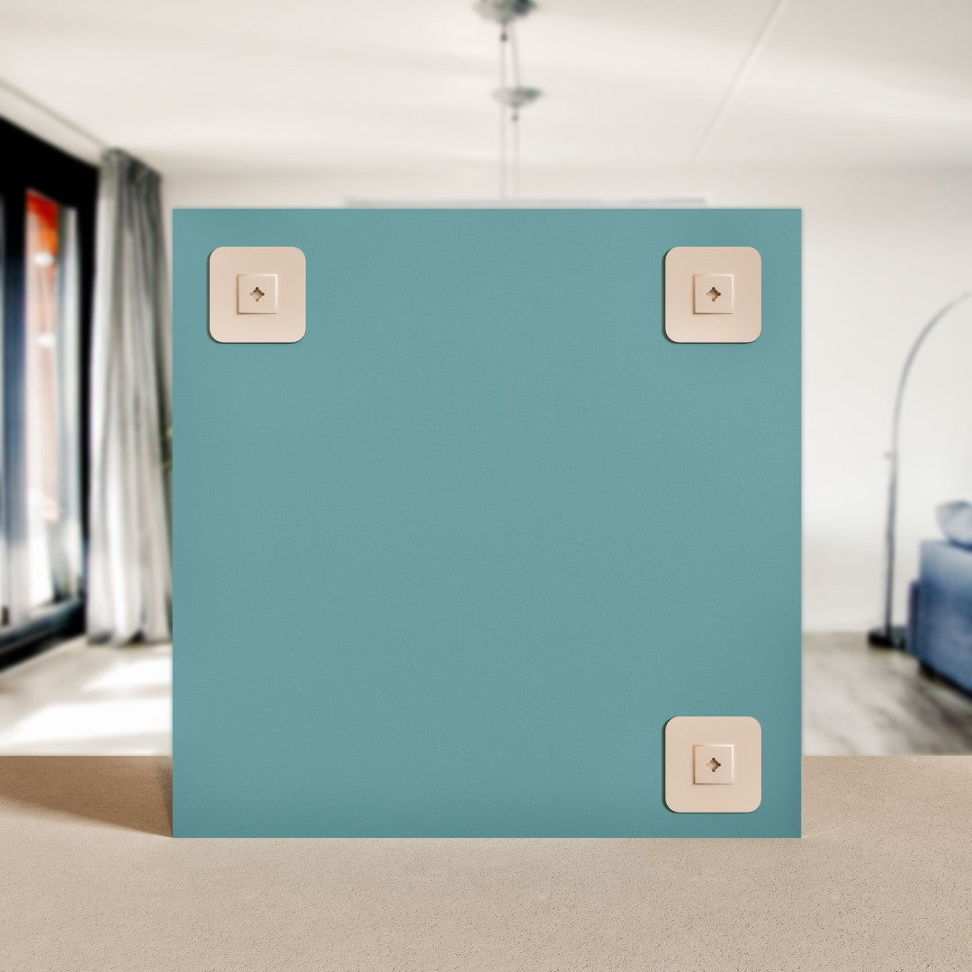 Eviva Sleek 30 x 30 Inch Square Frameless Mirror - Perfect for Bathroom, Bedroom, and Home Decor