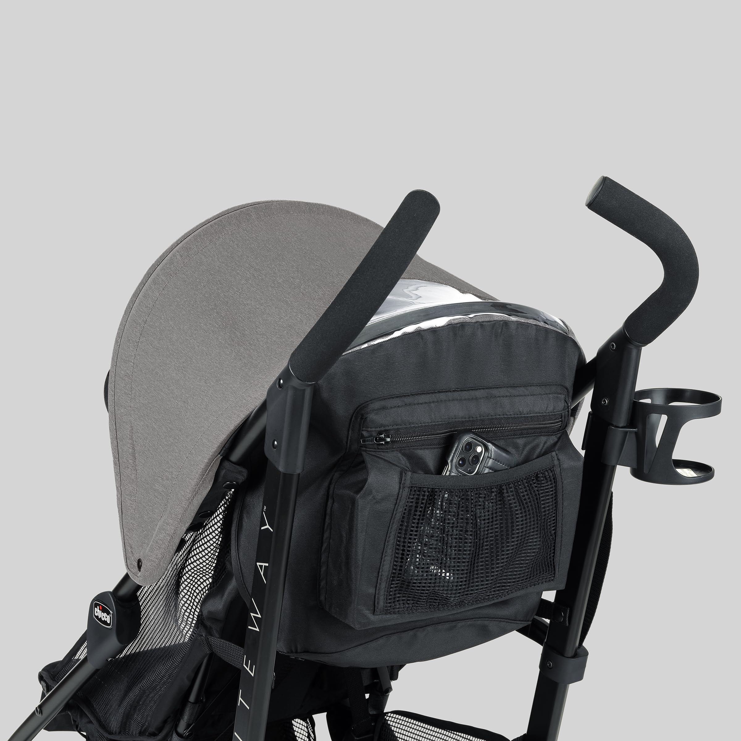 Chicco Liteway® Compact Lightweight Umbrella Stroller for Babies & Toddlers up to 40 lbs - Aluminum Frame, Easy Fold, Dune/Brown - Perfect for Travel, Shopping & Daily Walks