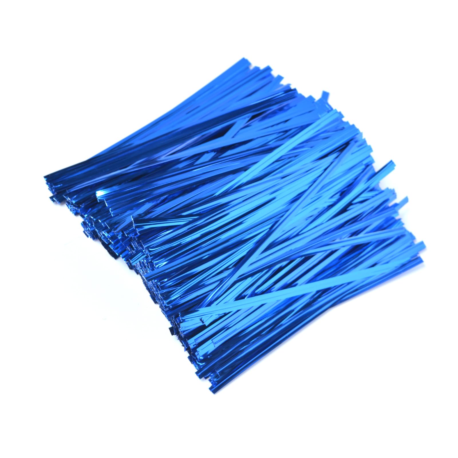 800 PCS Metallic Twist Ties 4.7 Inch - Reusable Cable Wires for Bakery, Candy Bags, Coffee Bags, Goodie Bags, Gift Wrapping & Organizing Cables (Blue)