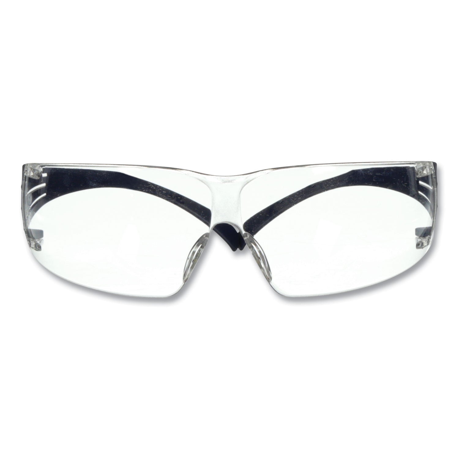 3M™ SecureFit 200 Series Protective Safety Glasses - Dark Blue Plastic Frame, Clear Polycarbonate Lens for Construction, Woodworking & DIY Projects