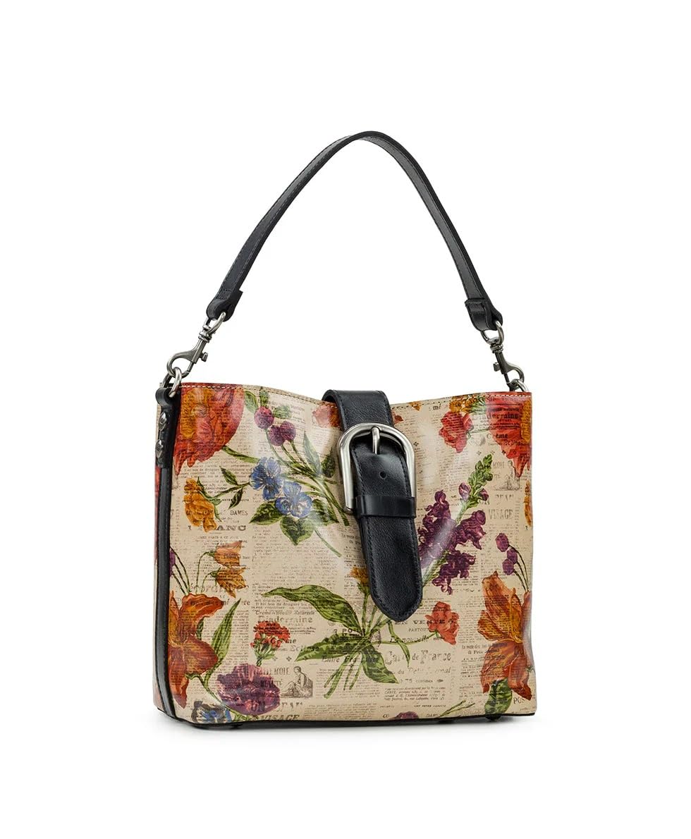 Patricia Nash Genuine Leather Irving Bucket Crossbody Purse for Women - Stylish Shoulder Bag for Everyday Use, Travel & Shopping
