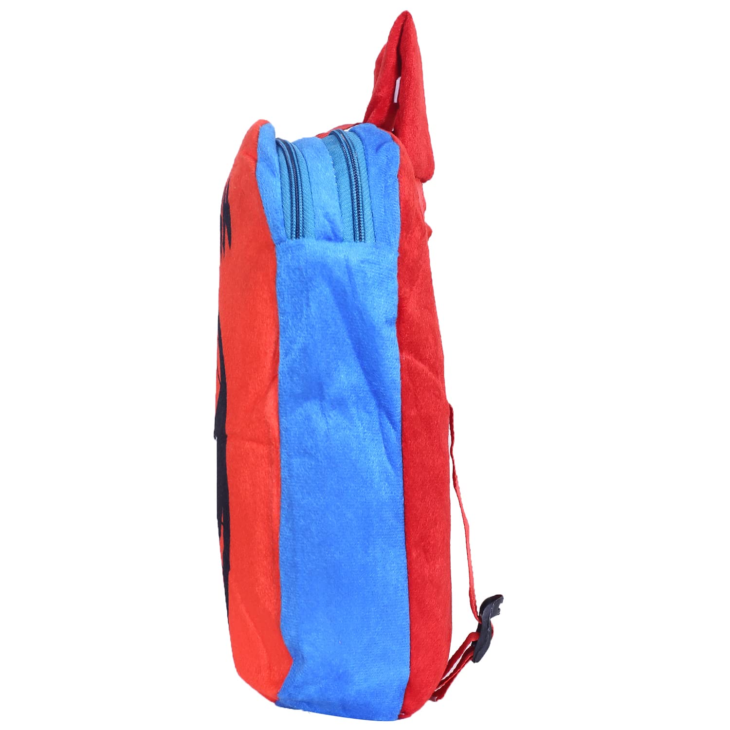 Marvel The Amazing Spider-Man Velvet Kids School Backpack - 2 Compartments Bookbag for Boys & Girls | Durable Student Backpack for School, Travel & Daily Use | Red Superhero Backpack