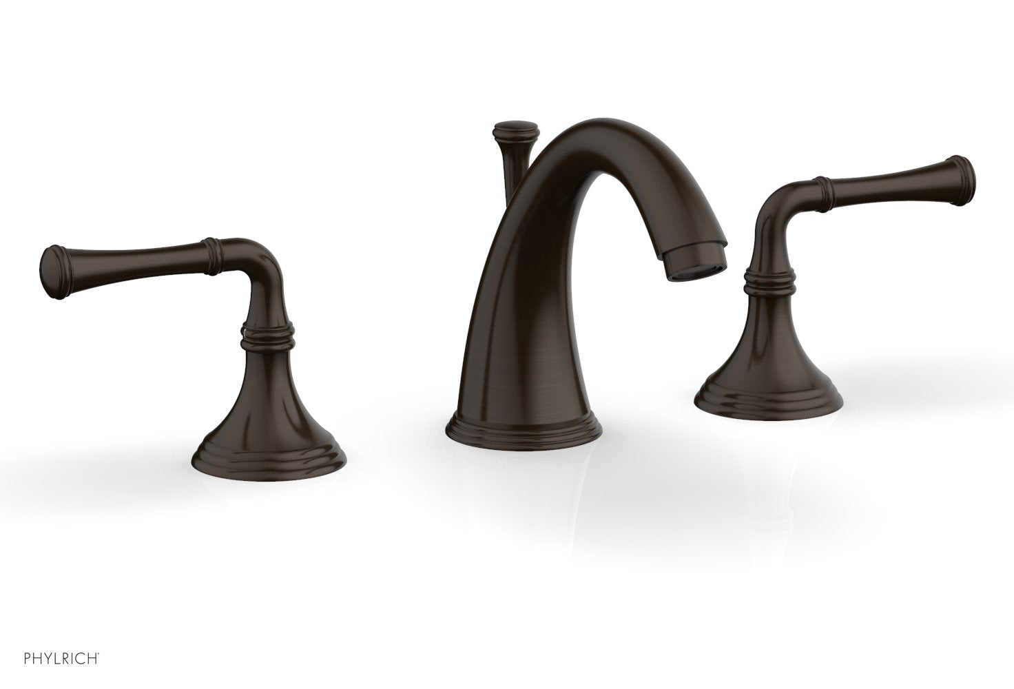 3-Hole Widespread Bathroom Faucet - D205 Brushed Nickel Finish for Vanity Sink - Perfect for Modern Home & Commercial Restrooms