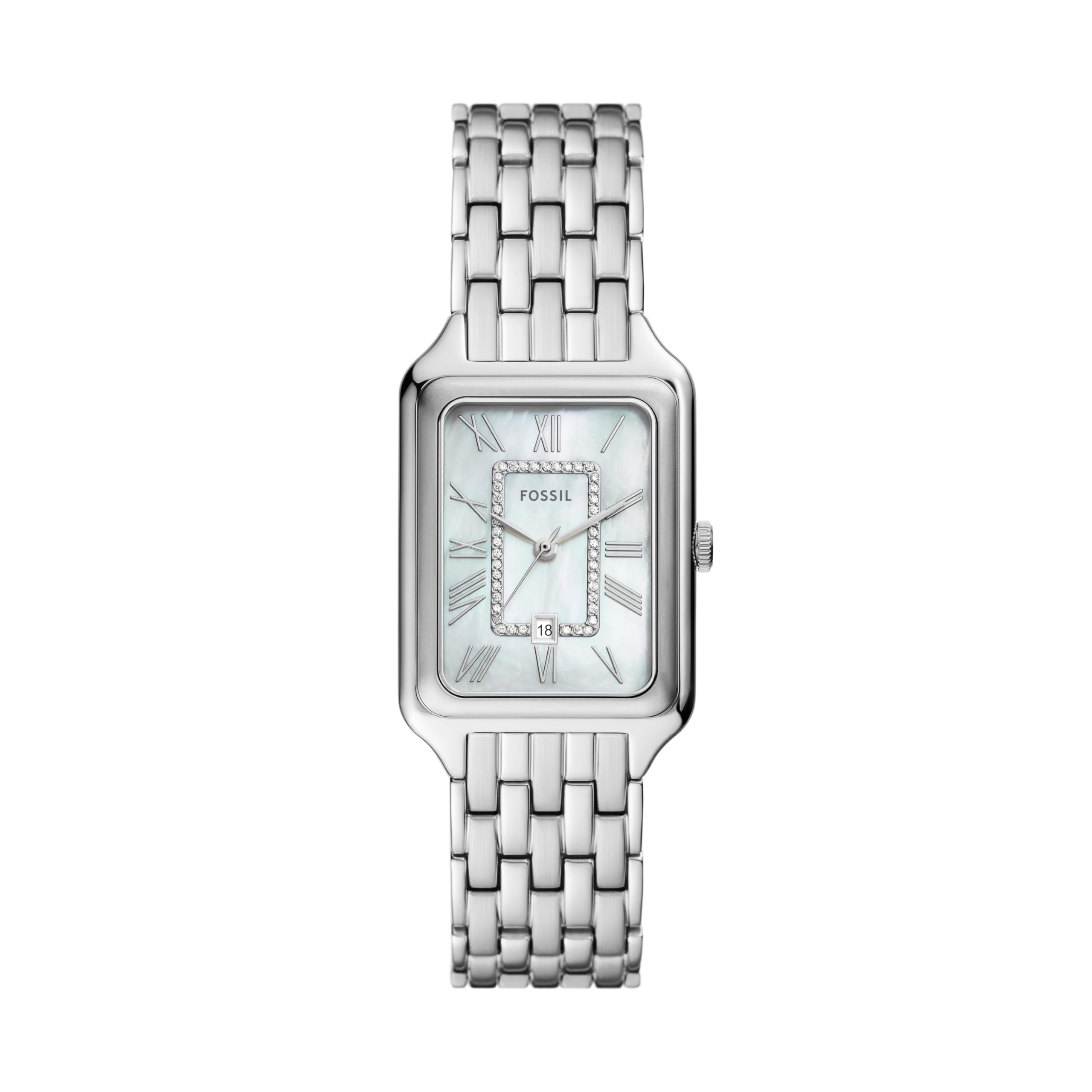 Fossil Raquel Women's Stainless Steel Quartz Watch with Three-Hand Movement - Perfect for Everyday Wear, Office & Casual Outfits