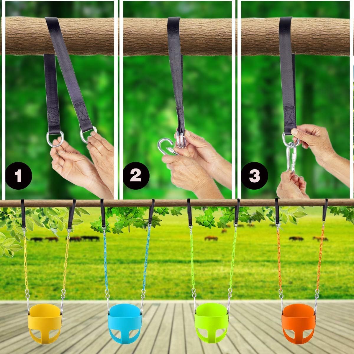 **KINSPORY Toddler Swing - 59