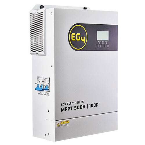 EG4 100A MPPT Solar Charge Controller 500VDC - High Efficiency for Off-Grid Solar Systems, RVs & Marine Applications
