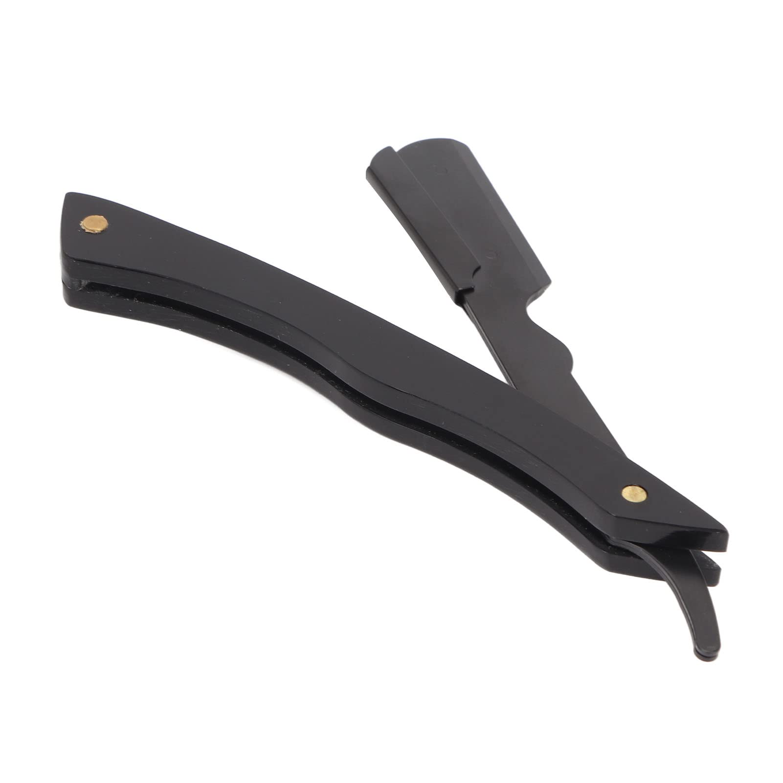 Premium Metal Beard Knife Holder - Foldable Vintage Design, Ergonomic & Portable Barber Tool for Professional Hairdressers - Perfect for Salon, Home Grooming & Travel Use
