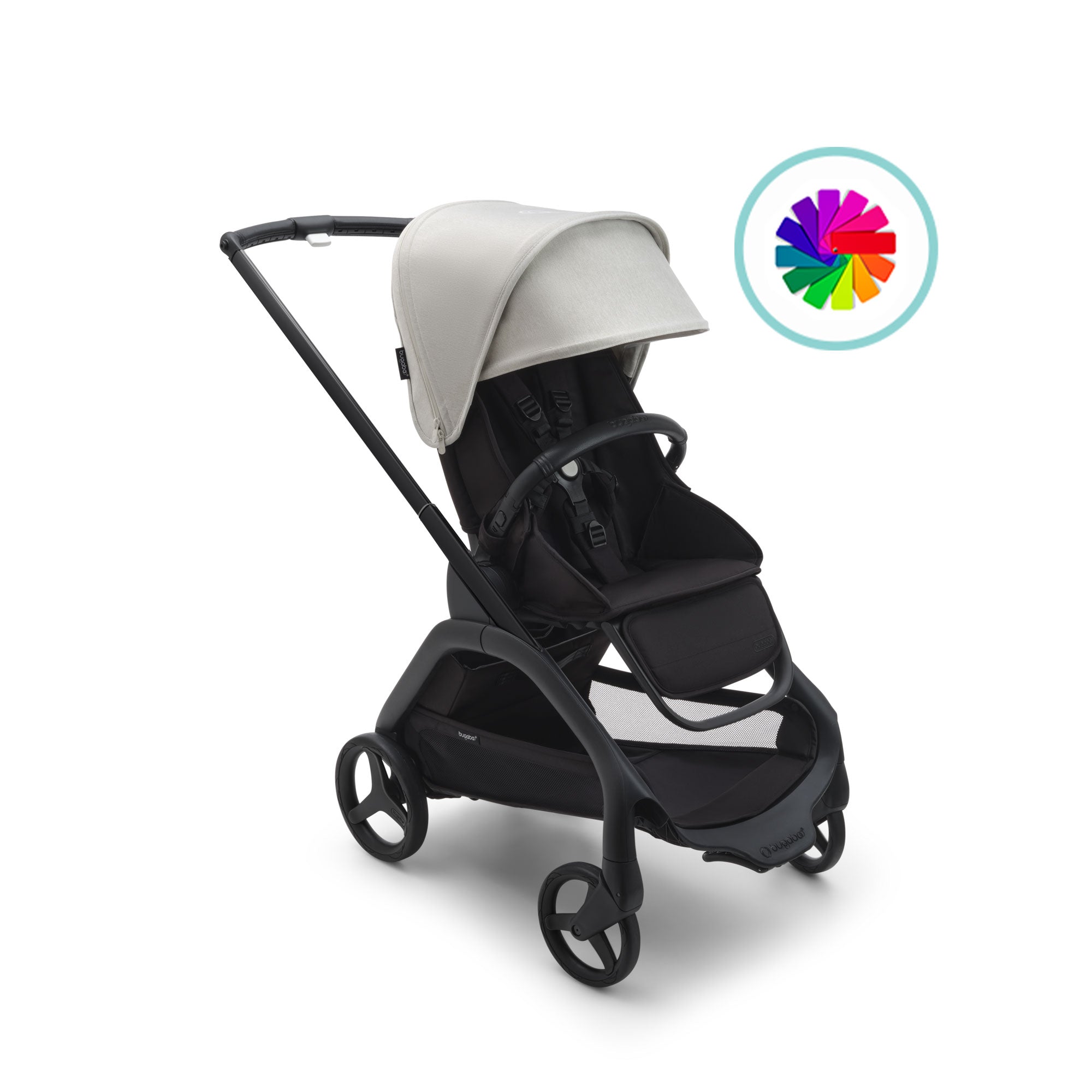 Bugaboo Dragonfly Complete Stroller - Customizable Design for Newborns & Toddlers | Lightweight, Compact Fold for Travel & Everyday Use | Perfect for City Walks, Shopping & Airplane Trips