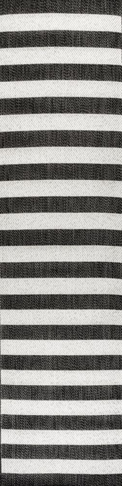 Negril Two-Tone Wide Stripe Indoor/Outdoor Area Rug - Durable & Stylish for Living Room, Patio, or Deck