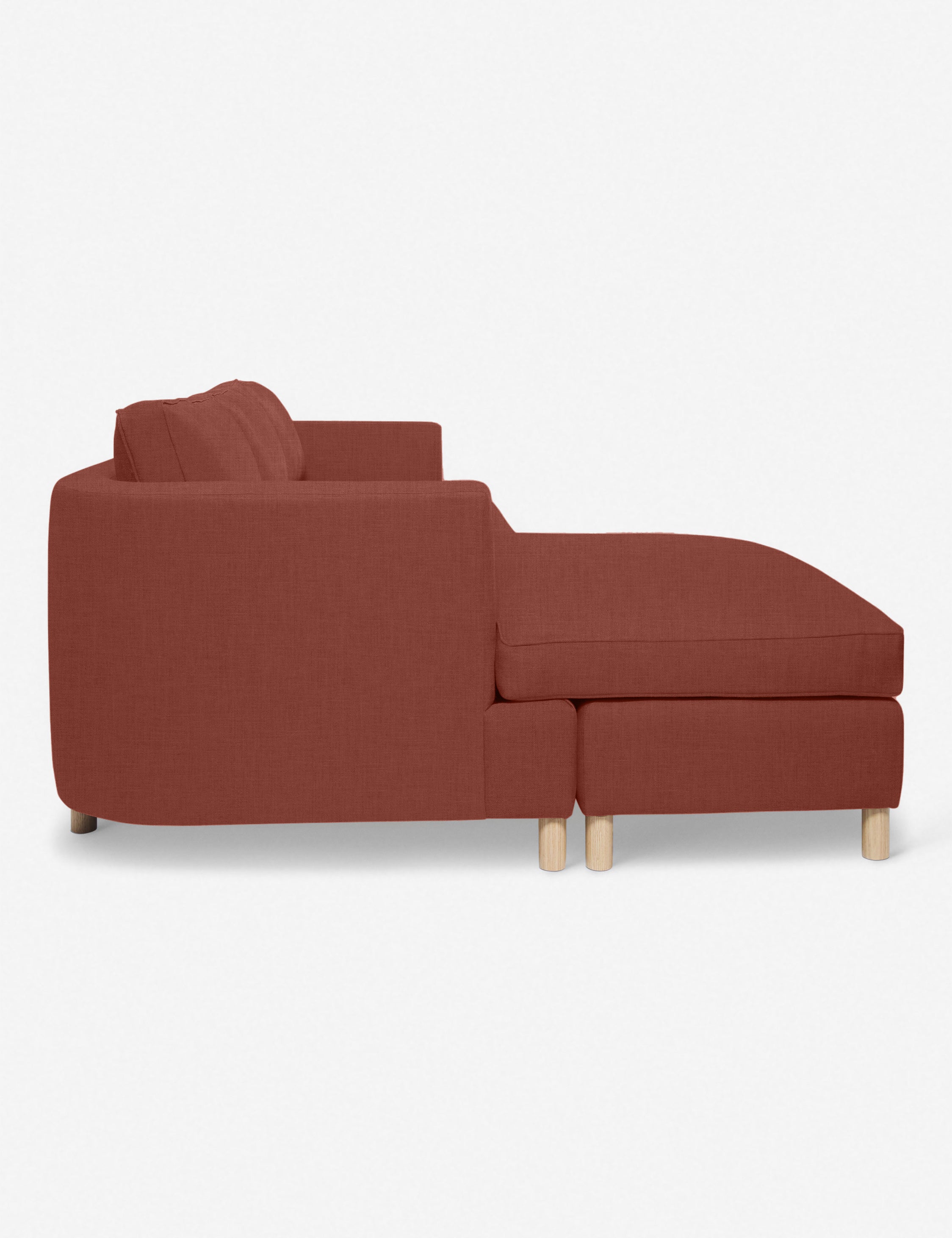 Belton Sectional Sofa by Ginny Macdonald - Modern L-Shaped Couch with Reversible Chaise for Living Room, Family Room & Home Theater