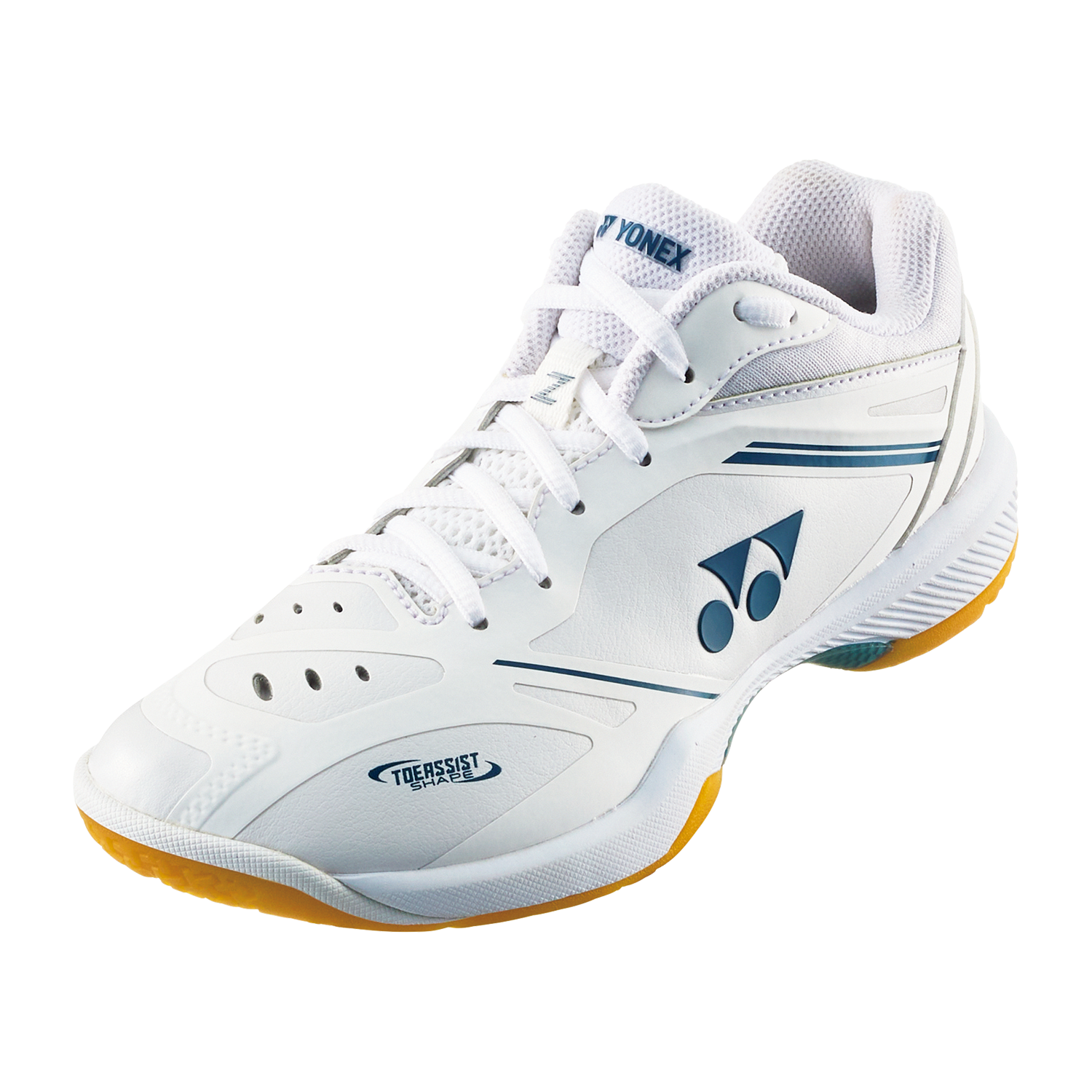 Yonex Power Cushion 65 Z4 Slim Badminton Shoes 2025 - Lightweight Comfort & Support for Indoor Court Sports (White) - Perfect for Badminton, Squash & Volleyball Training