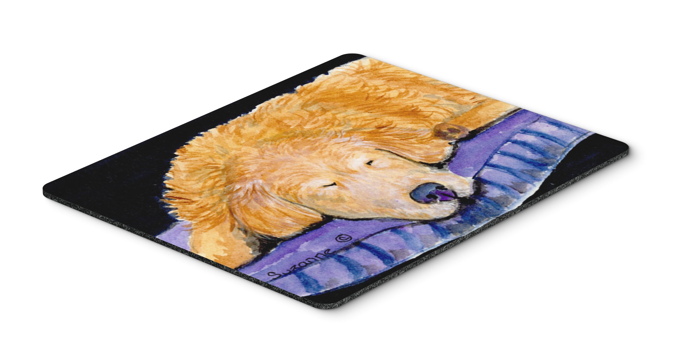 Golden Retriever Mouse Pad & Hot Pad - Large Washable Non-Slip Desk Mat for Home Office, Gaming, Computer & Laptop Use - Perfect for Work, Study & Kitchen Trivet