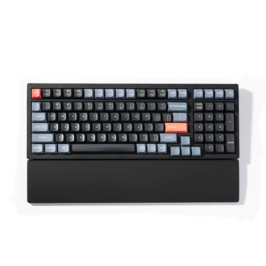 Keychron Ergonomic Silicone Wrist Rest for Keyboards - Comfortable Typing Support for Office, Gaming & Home Use