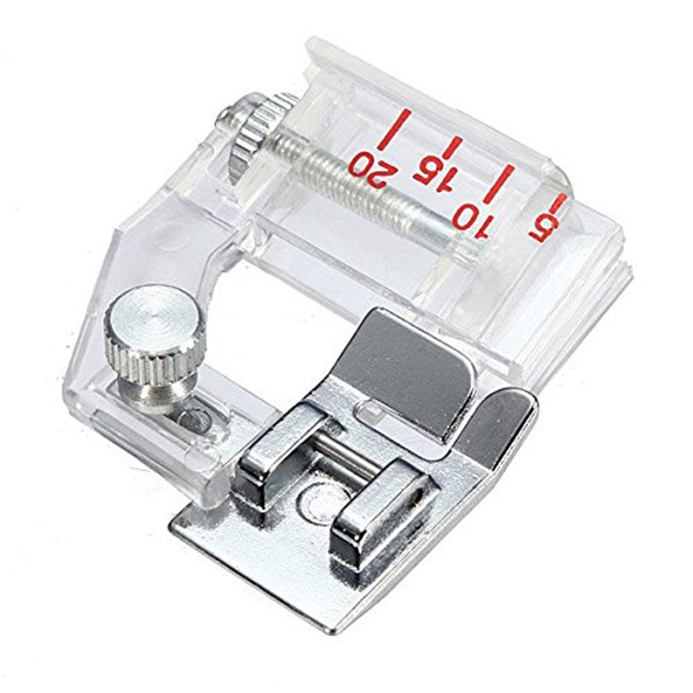 YEQIN 6MM/12MM/18MM/25MM Bias Tape Maker Tool Kit Set - 4 Sizes Fabric Binding Tools for DIY Sewing, Quilting & Dressmaking - Perfect for Creating Professional Edges on Garments, Home Decor and Craft Projects