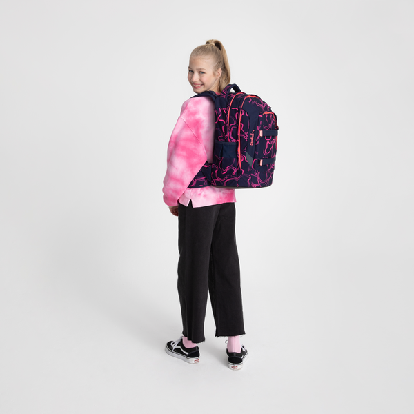 Satch Air Pink Supreme - Lightweight Travel Backpack for Women & Men, Waterproof Laptop Bag with USB Charging Port - Perfect for Work, School, Gym & Outdoor Adventures