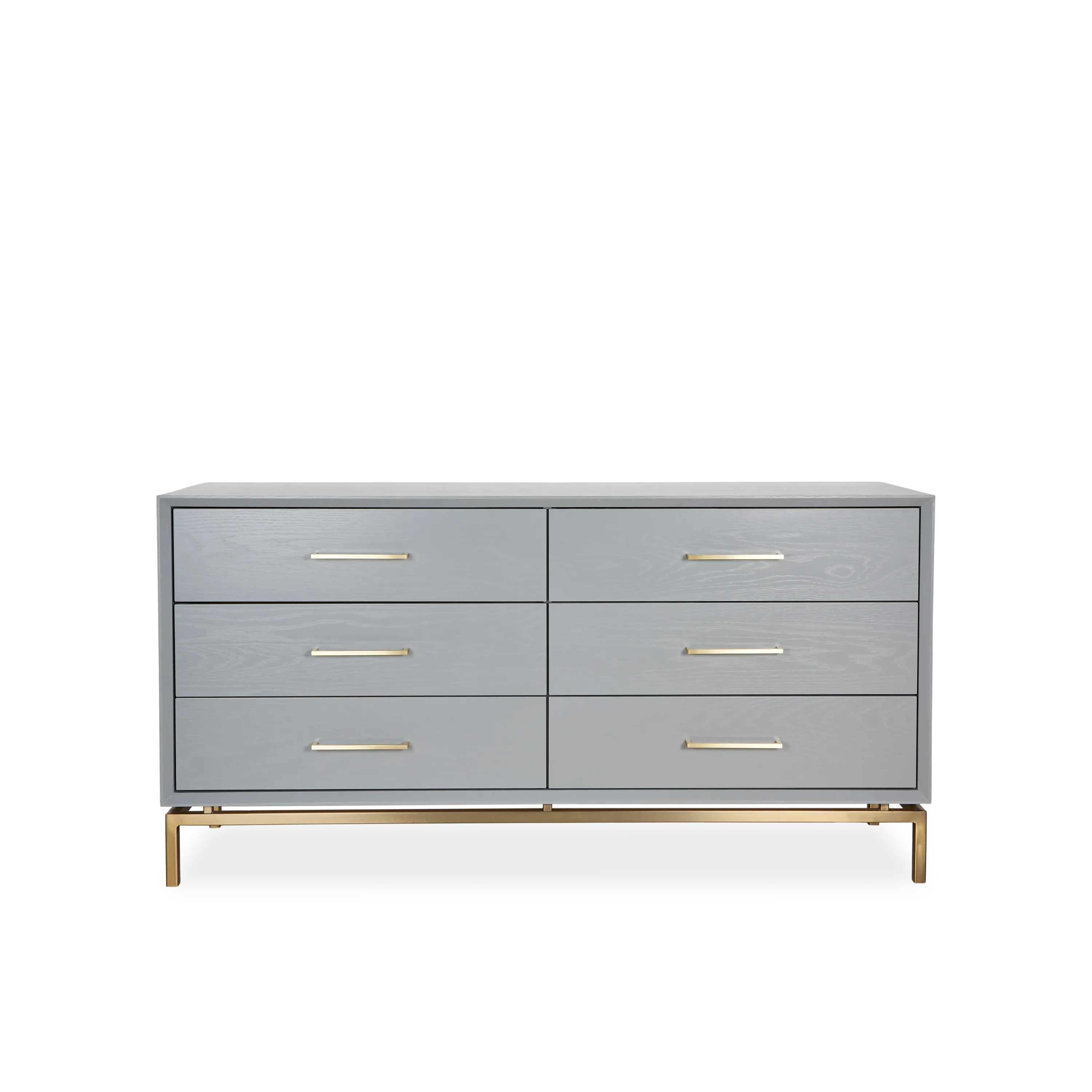 Modern Metro Dresser with 6 Drawers - Stylish Wooden Chest for Bedroom & Living Room Storage - Perfect for Organizing Clothes, Accessories, and Home Decor