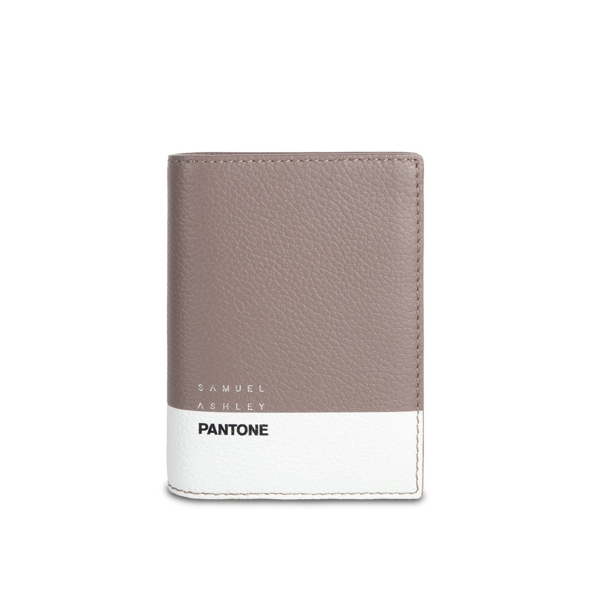 Samuel Ashley x Pantone Genuine Leather Bi-Fold Wallet for Men - Stylish & Durable RFID Blocking Card Holder - Perfect for Everyday Use, Travel, and Gifts