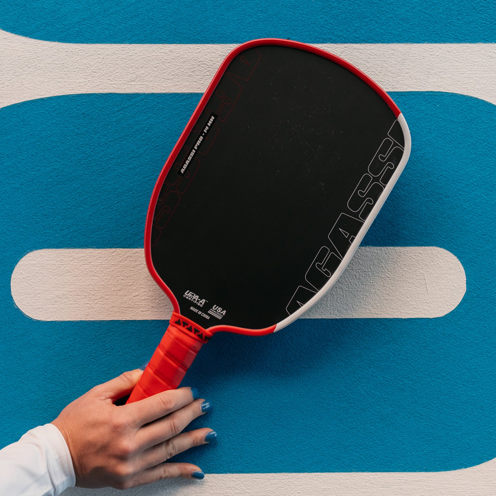 JOOLA Agassi Pro 14mm Pickleball Paddle - Premium Carbon Fiber Surface for Power & Control - Perfect for Tournament Play & Outdoor Pickleball Games