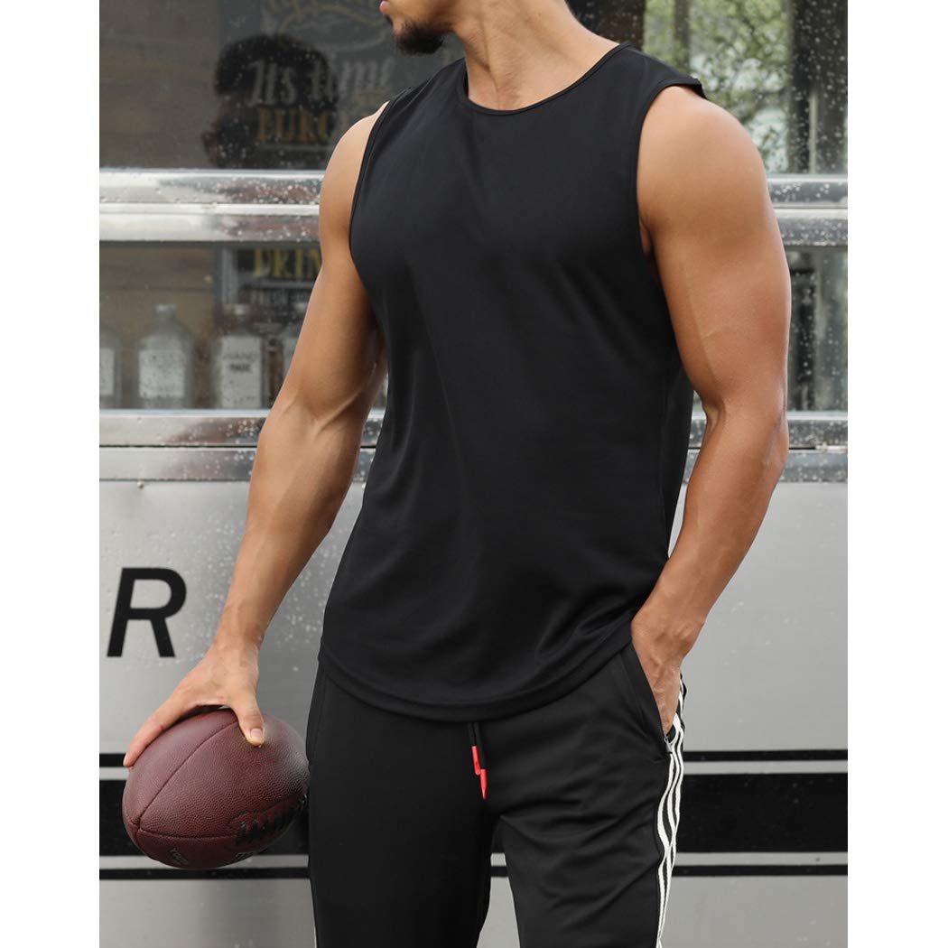 Xzbailisha Men's Gym Tank Top - Bodybuilding Workout Shirt, Sleeveless Fitness Vest for Muscle Training & Weightlifting | Perfect for Gym, CrossFit & Outdoor Workouts