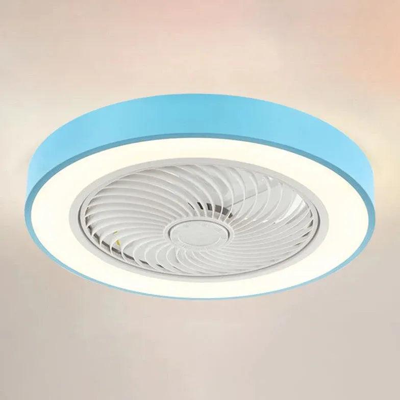 Modern Pink Ceiling Fan with Light - Quiet, Energy Efficient, Remote Control - Perfect for Bedroom, Living Room, and Home Office