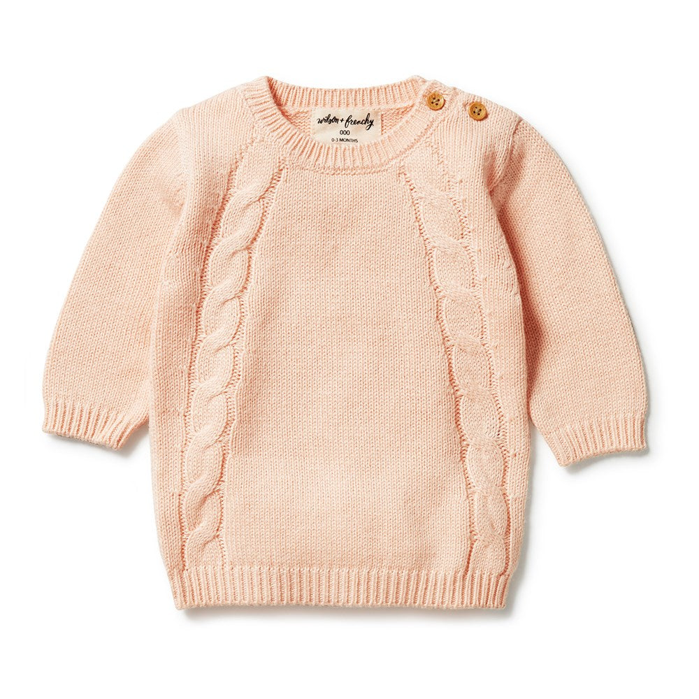 Cozy Knitted Mini Cable Jumper Sweater for Women - Soft Winter Pullover with Cable Knit Design - Perfect for Casual Outfits, Holiday Gatherings & Cold Weather Layering
