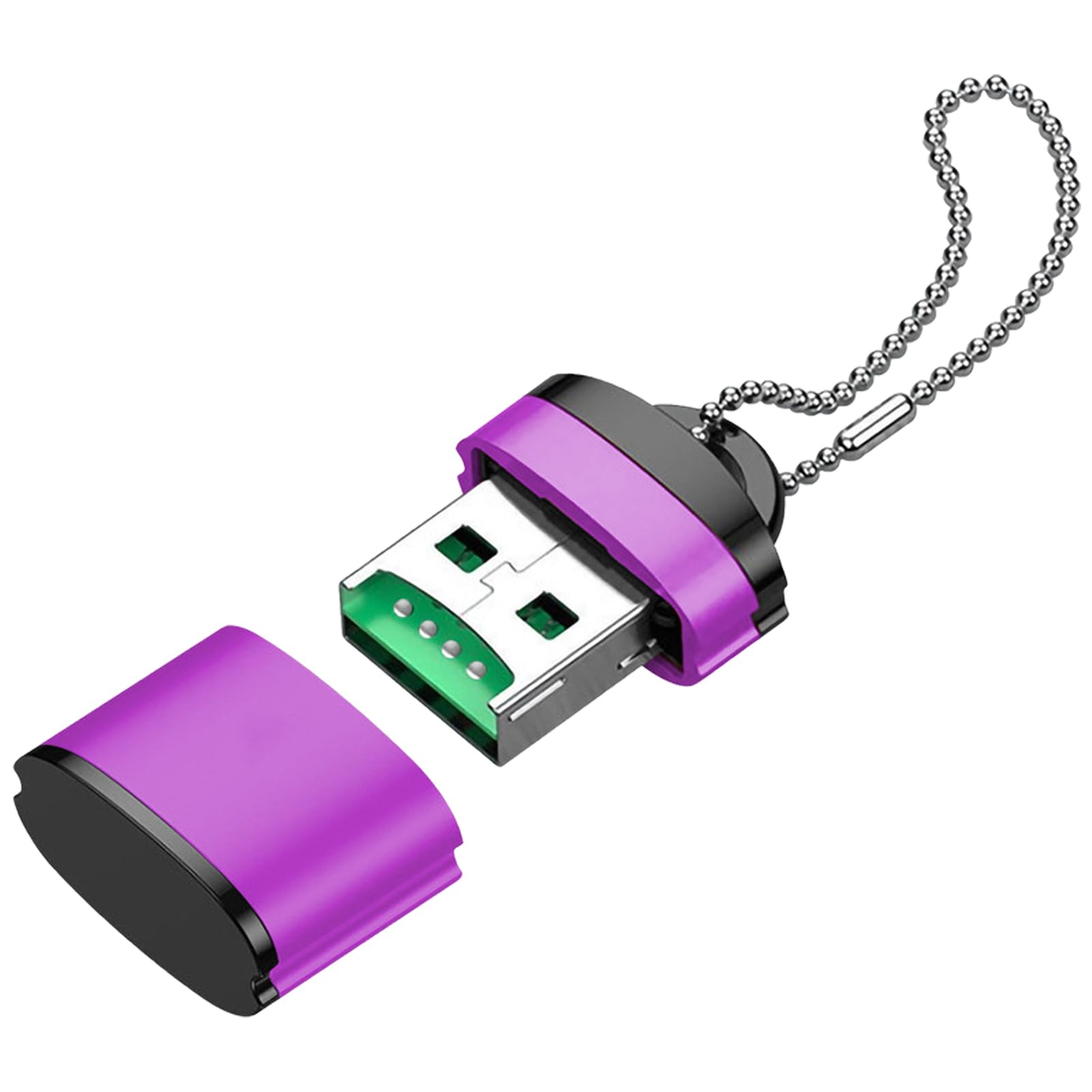 CASNO USB 2.0 Memory Card Reader Adapter - Multi-Slot SD/TF Card Reader for Laptops & PCs - High-Speed Data Transfer - Compatible with SD/SDHC/SDXC/MMC/RS-MMC/T-Flash Cards - Perfect for Photographers, Designers & Office Use