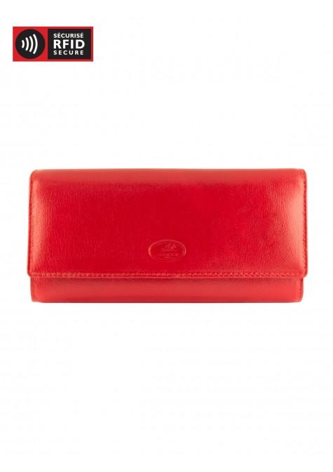 Mancini EQUESTRIAN 2 Collection Genuine Leather Ladies' Trifold Wallet - Perfect for Equestrian Events, Horse Riding & Everyday Use