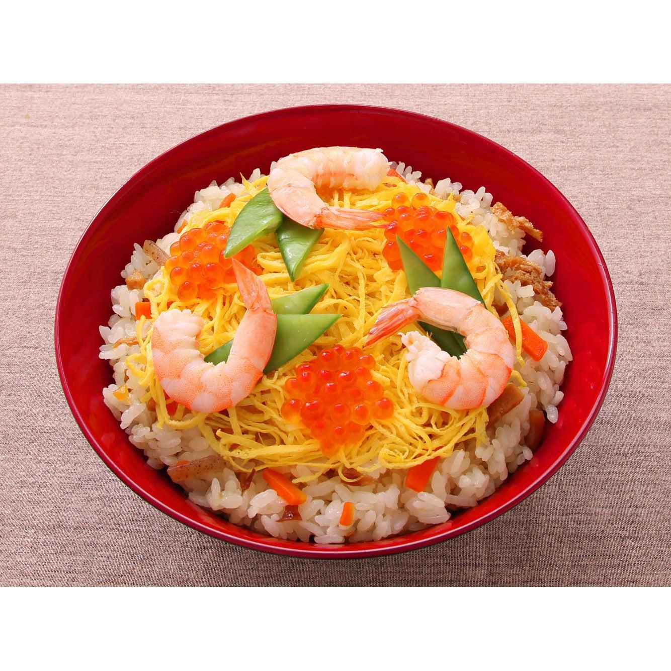 Mizkan Chirashi Sushi Kit with Seasoned Vegetables & Rice Vinegar - 210g for Easy Homemade Sushi Making | Perfect for Japanese Cuisine & Party Platters